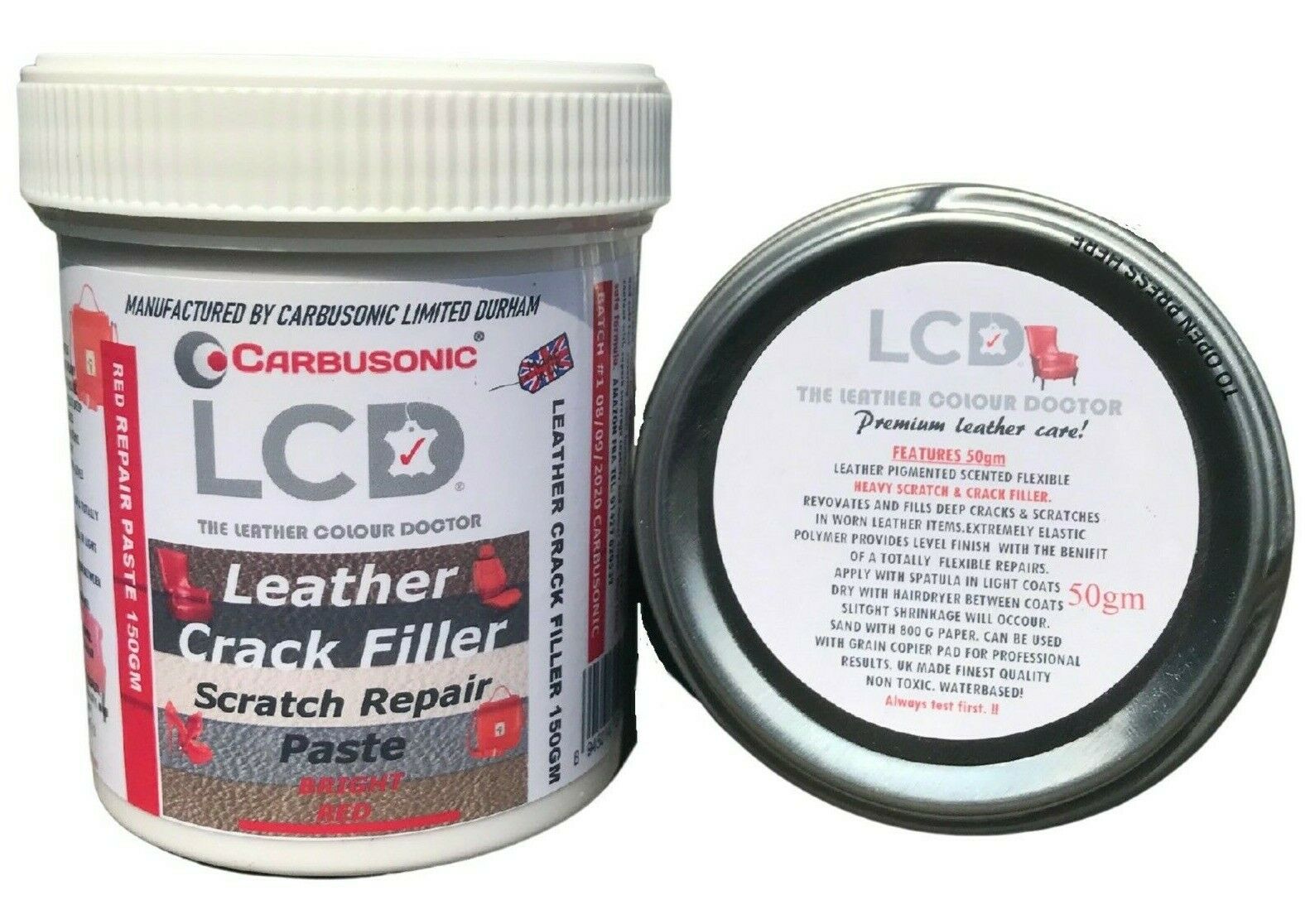 Scratch Doctor Leather Filler - Leather Repair Filler - For
